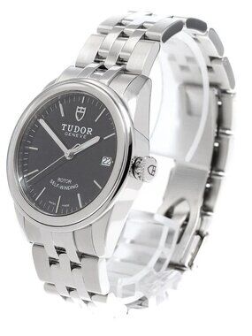 TUDOR Glamour 55000 Date black Dial Automatic Men's Watch_962016